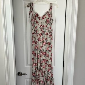 Floral maxi dress